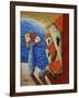 Ventana Al Mar-Oscar Ortiz-Framed Giclee Print