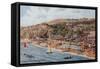 Ventnor from the Pier, Isle of Wight-Alfred Robert Quinton-Framed Stretched Canvas