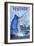 Ventnor, New Jersey - Sailfish Deep Sea Fishing-Lantern Press-Framed Art Print