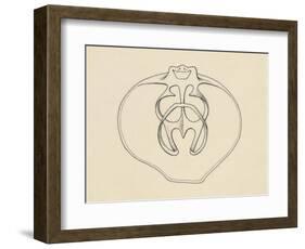 Ventral Valve with Branchiopode and Lophophore-null-Framed Giclee Print