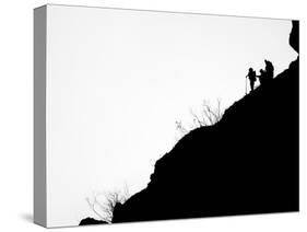 Ventura County Fire Department Personnel Keep a Watch Over the Hills-null-Stretched Canvas