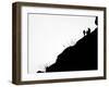 Ventura County Fire Department Personnel Keep a Watch Over the Hills-null-Framed Photographic Print