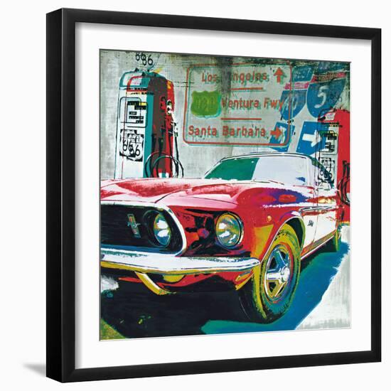 Ventura Freeway-Ray Foster-Framed Art Print