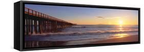 Ventura Pier at Sunset, California-null-Framed Stretched Canvas