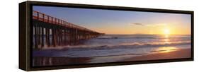 Ventura Pier at Sunset, California-null-Framed Stretched Canvas