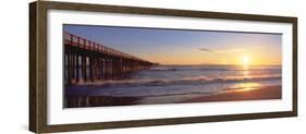 Ventura Pier at Sunset, California-null-Framed Photographic Print