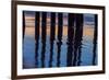 Ventura Pier Reflections I-Lee Peterson-Framed Photo