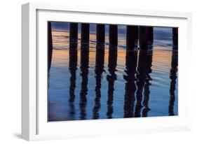 Ventura Pier Reflections I-Lee Peterson-Framed Photo