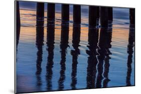 Ventura Pier Reflections I-Lee Peterson-Mounted Photo