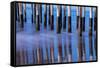 Ventura Pier Reflections II-Lee Peterson-Framed Stretched Canvas