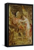 Venus Accompanies Mars to War-Peter Paul Rubens-Framed Stretched Canvas