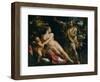 Venus, Adonis and Cupid, C.1590-Annibale Carracci-Framed Giclee Print