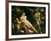 Venus, Adonis and Cupid, Ca. 1590-Annibale Carracci-Framed Giclee Print