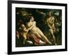 Venus, Adonis and Cupid, Ca. 1590-Annibale Carracci-Framed Giclee Print