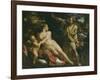 Venus, Adonis and Cupid-Annibale Carracci-Framed Giclee Print