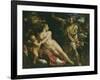 Venus, Adonis and Cupid-Annibale Carracci-Framed Giclee Print