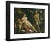 Venus, Adonis and Cupid-Annibale Carracci-Framed Giclee Print