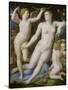 Venus, Amor Und Die Eifersucht-Agnolo Bronzino-Stretched Canvas