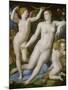 Venus, Amor Und Die Eifersucht-Agnolo Bronzino-Mounted Giclee Print