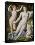 Venus, Amor Und Die Eifersucht-Agnolo Bronzino-Framed Stretched Canvas