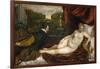 Venus, an Organist and a Little Dog-Titian (Tiziano Vecelli)-Framed Giclee Print