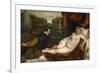 Venus, an Organist and a Little Dog-Titian (Tiziano Vecelli)-Framed Giclee Print