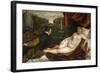 Venus, an Organist and a Little Dog-Titian (Tiziano Vecelli)-Framed Giclee Print