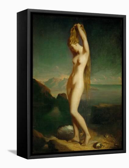 Venus Anadyomene, 1838, Salon 1839 Canvas 65.5 x 55 cm R.F. 2262.-Theodore Chasseriau-Framed Stretched Canvas