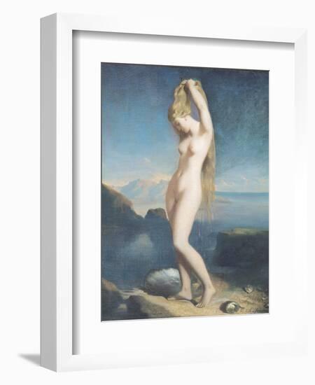 Venus Anadyomene, or Venus of the Sea, 1838-Theodore Chasseriau-Framed Giclee Print