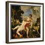 Venus and Adonis, 1553-Titian (Tiziano Vecelli)-Framed Giclee Print