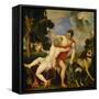 Venus and Adonis, 1553-Titian (Tiziano Vecelli)-Framed Stretched Canvas