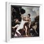 Venus and Adonis, 1553-Titian (Tiziano Vecelli)-Framed Giclee Print