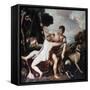 Venus and Adonis, 1553-Titian (Tiziano Vecelli)-Framed Stretched Canvas