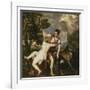 Venus and Adonis, 1554-Titian (Tiziano Vecelli)-Framed Giclee Print