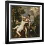 Venus and Adonis, 1554-Titian (Tiziano Vecelli)-Framed Giclee Print