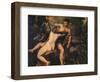 'Venus and Adonis', 1560-Titian-Framed Giclee Print