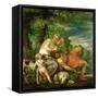 Venus and Adonis, 1580-Paolo Veronese-Framed Stretched Canvas