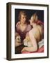 Venus and Adonis, 1610-Cornelis Cornelisz. van Haarlem-Framed Giclee Print