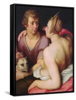 Venus and Adonis, 1610-Cornelis Cornelisz. van Haarlem-Framed Stretched Canvas