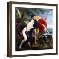 Venus and Adonis, 1621-Sir Anthony Van Dyck-Framed Giclee Print