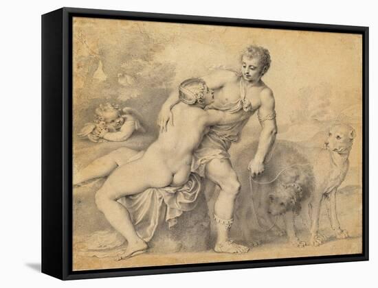 Venus and Adonis, 1631-Peter Oliver-Framed Stretched Canvas