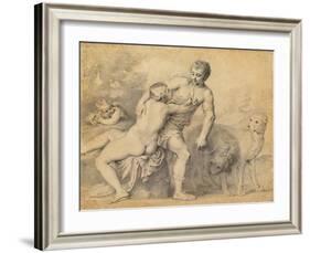 Venus and Adonis, 1631-Peter Oliver-Framed Giclee Print