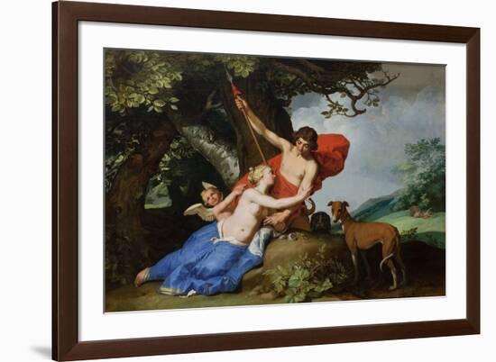 Venus and Adonis, 1632-Abraham Bloemaert-Framed Giclee Print