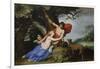 Venus and Adonis, 1632-Abraham Bloemaert-Framed Giclee Print