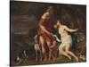 Venus and Adonis, 1657-60-Ferdinand Bol-Stretched Canvas