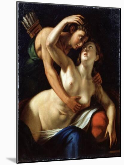 Venus and Adonis, 16th Century-Luca Cambiaso-Mounted Giclee Print