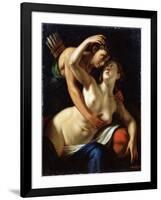 Venus and Adonis, 16th Century-Luca Cambiaso-Framed Giclee Print