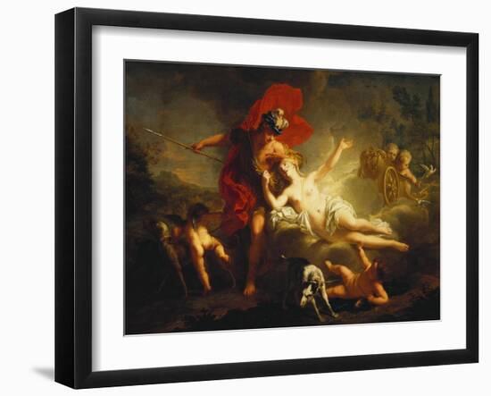 Venus and Adonis, 1713-Jean-Marc Nattier-Framed Giclee Print