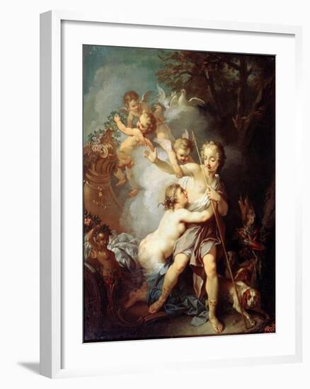 Venus and Adonis, 1750S-Etienne Jeaurat-Framed Giclee Print