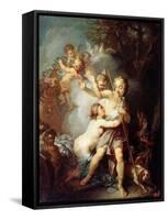 Venus and Adonis, 1750S-Etienne Jeaurat-Framed Stretched Canvas